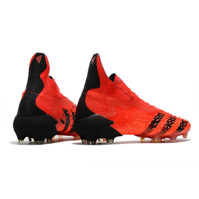 Adidas PČervenéator Freak FG Meteorite Červené Černá